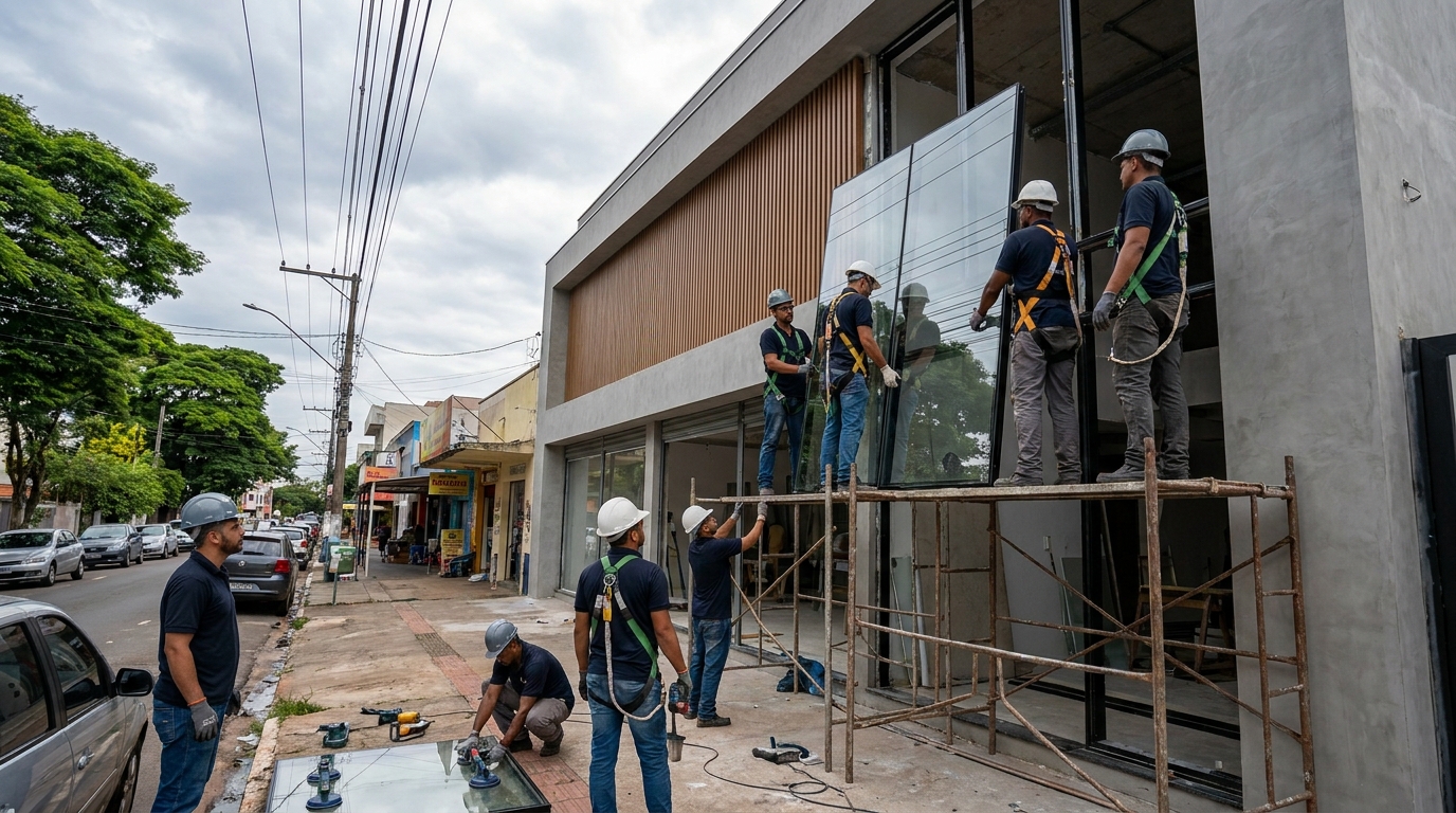 Fachada de Vidro em Guarulhos‑SP